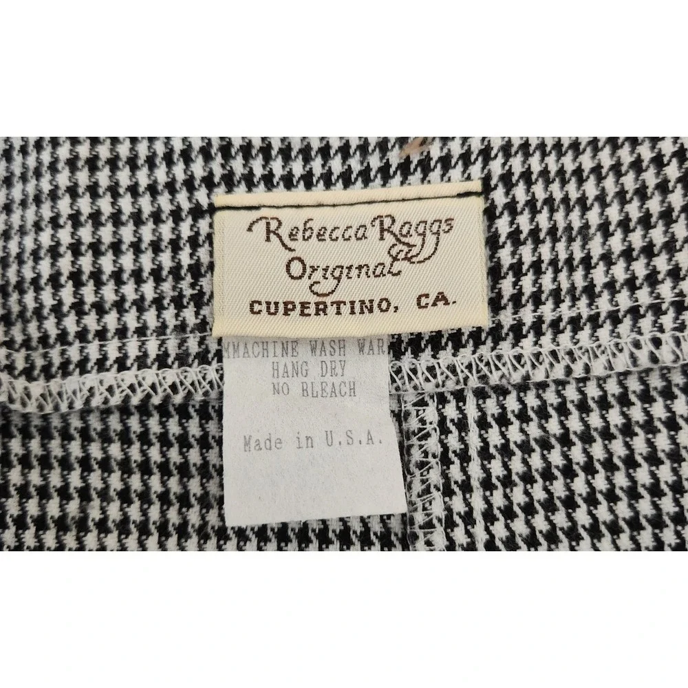 Vintage Boys 3T Rebecca Raggs Originals Black & White W/‎ Dog / Red Bow Holiday